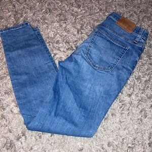 J. Crew Light Blue Denim Pants high waist skinny jeans size 27